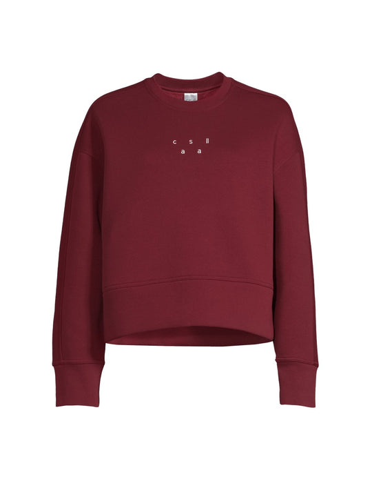 Bluza CASALL Boxy Crew Neck Sweatshirt czerwony - Adventure Sports
