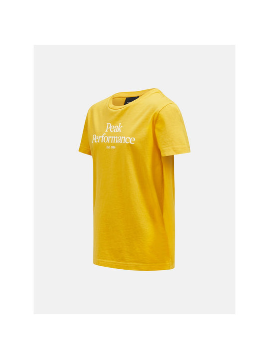 T-Shirt Peak Performance Jr Original Tee żółty - Koszulka - Adventure Sports
