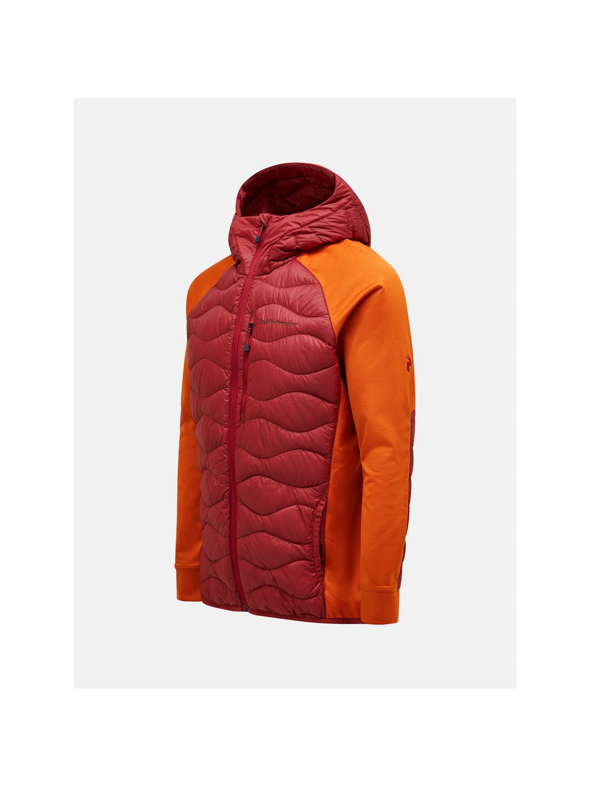 Kurtka puchowa Peak Performance M Helium Down Hybrid Hood bordowy - Adventure Sports