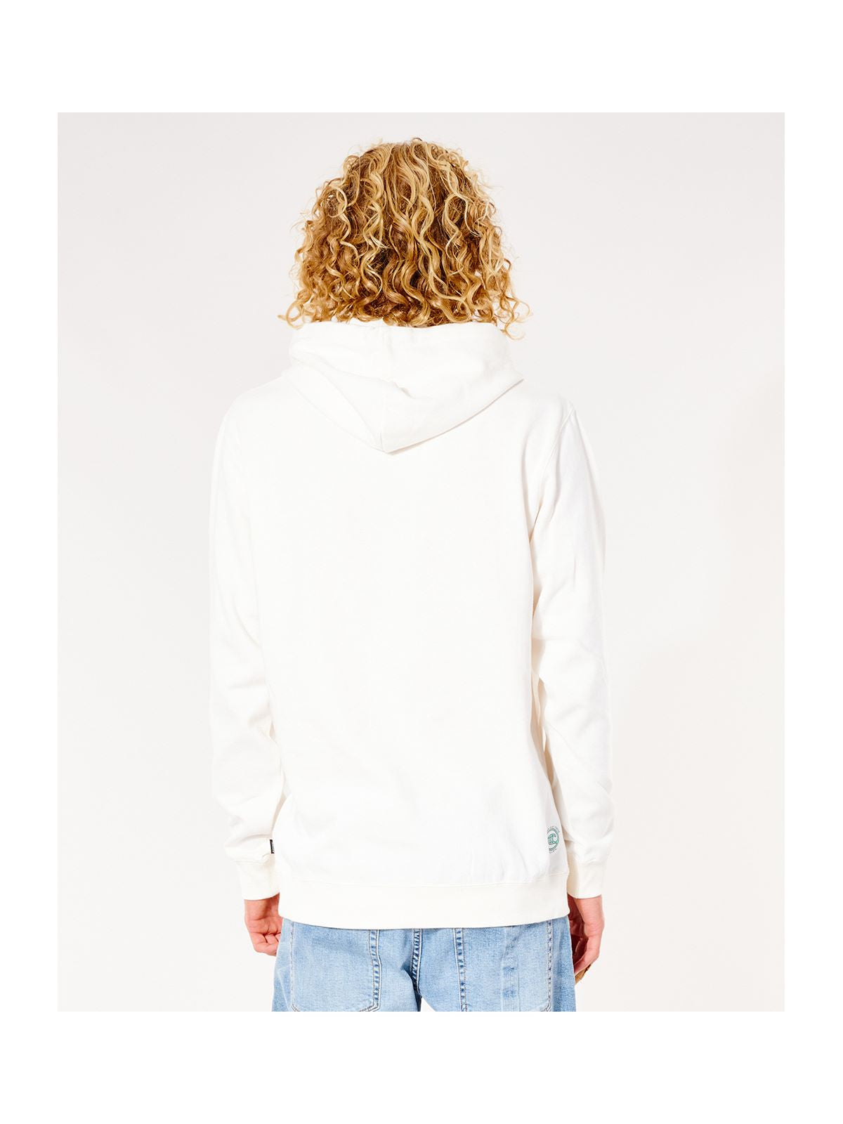 Bluza kangurka męska RIP CURL Bells Pro Hood - biała - Adventure Sports