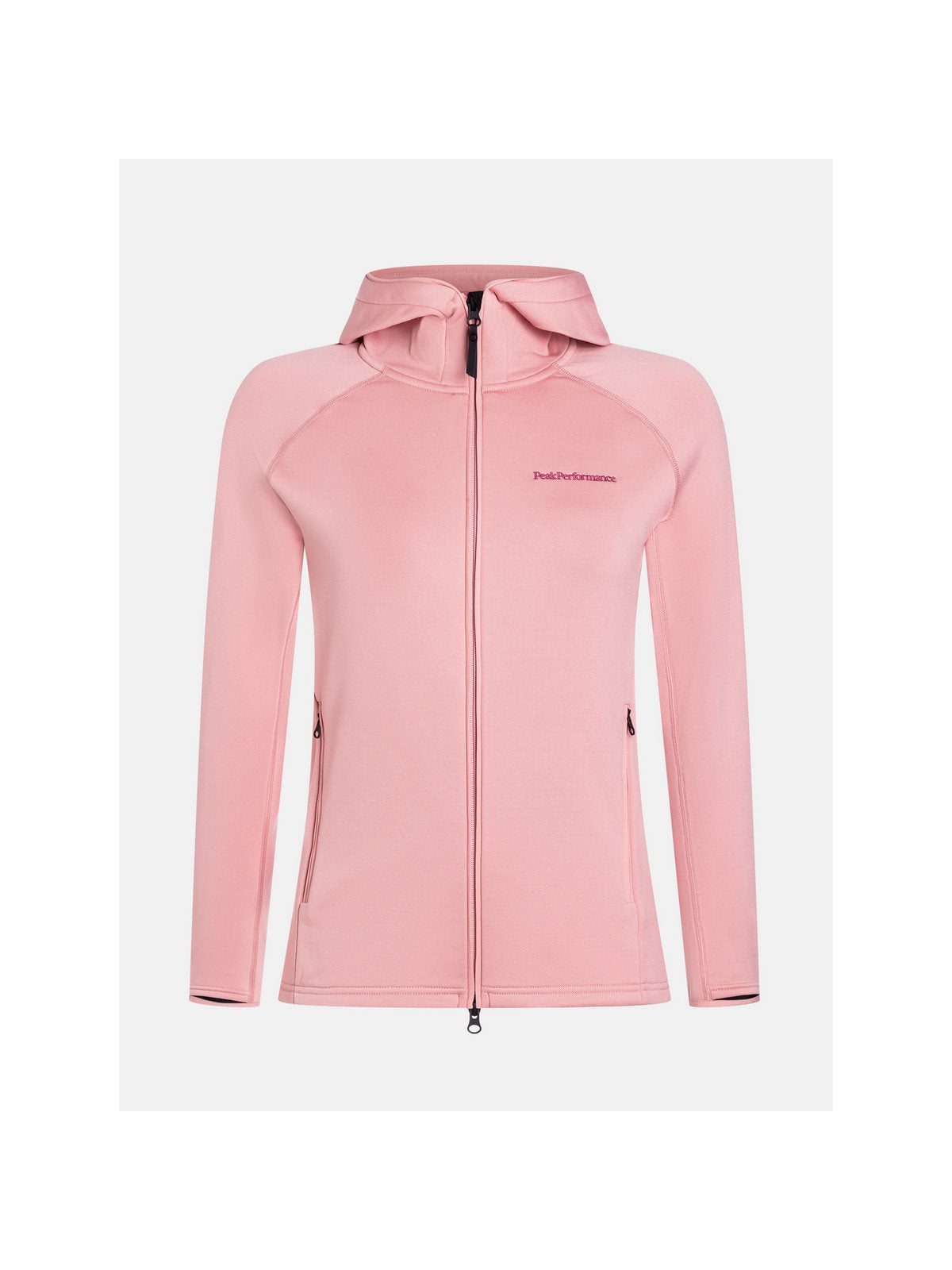 Bluza Peak Performance W Chill Light Zip Hood różowy - Adventure Sports