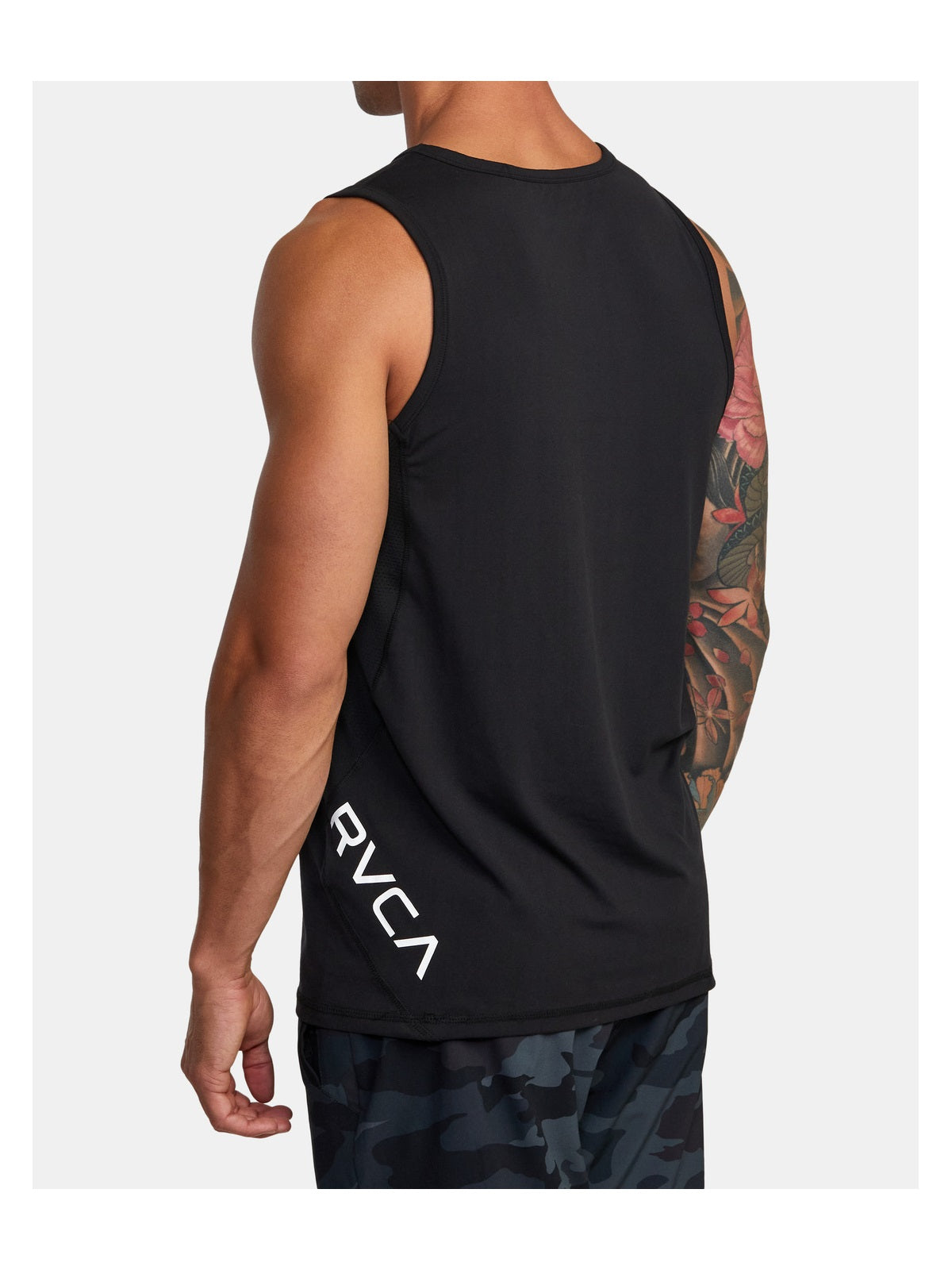 Top RVCA Sport Vent Sl czarny - Adventure Sports