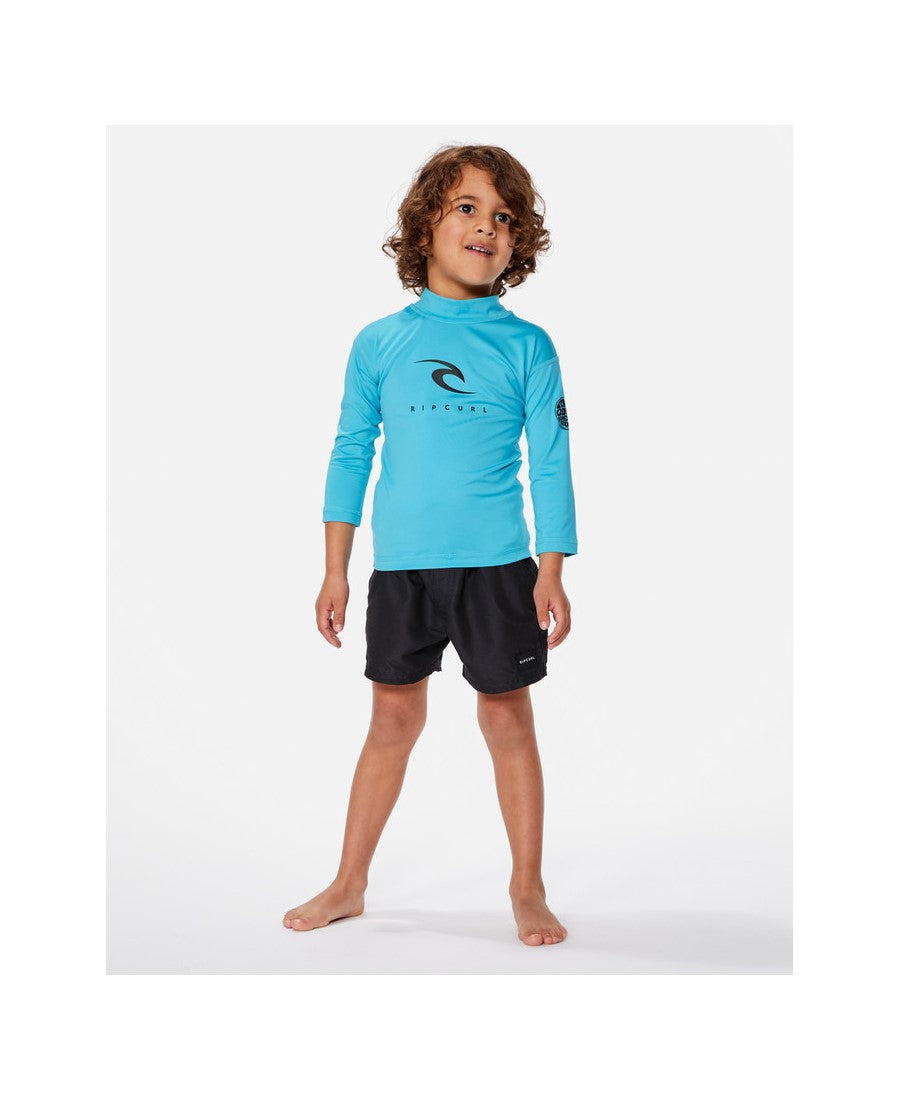 Lycra RIP CURL Corps L/S Rash Vest -Boy niebieski - Adventure Sports