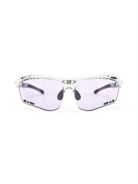 Okulary Rudy Project PROPULSE - białe | ImpactX® Photochromic 2 Laser Purple Cat.1-3 - ONE SIZE - Adventure Sports
