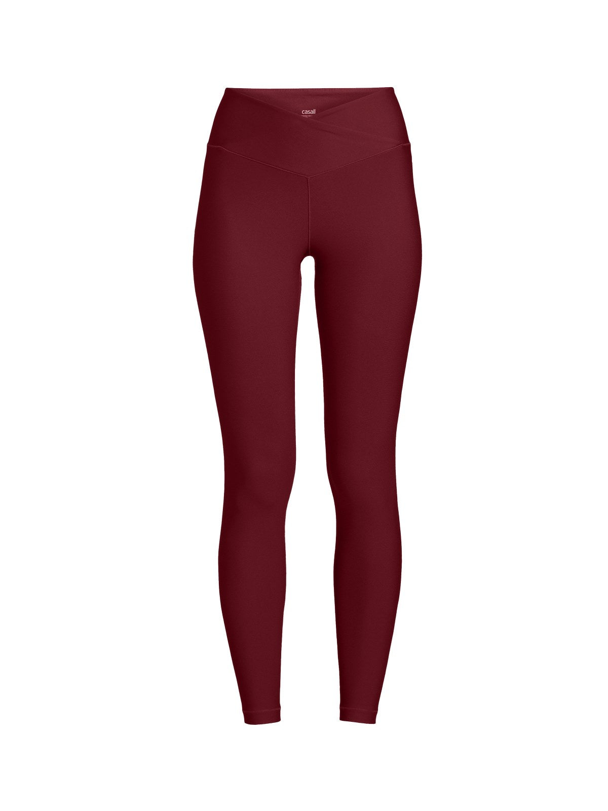 Legginsy CASALL Overlap High Waist Tights czerwony - Adventure Sports