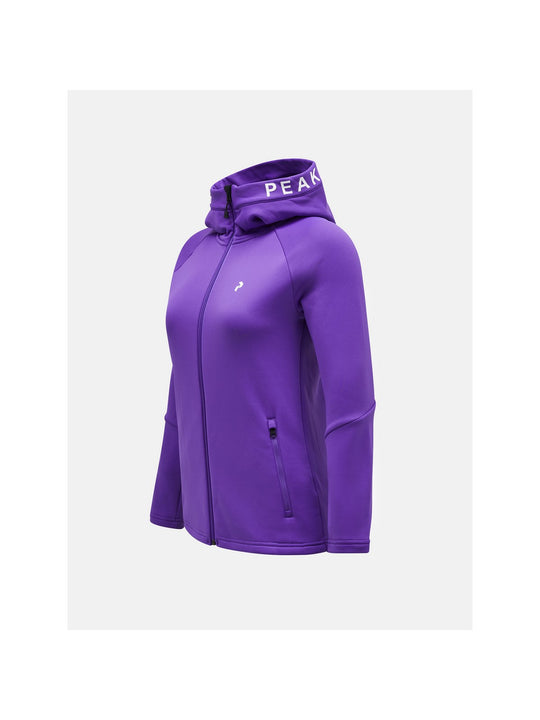 Bluza Peak Performance W Rider Zip Hood fioletowy - Adventure Sports
