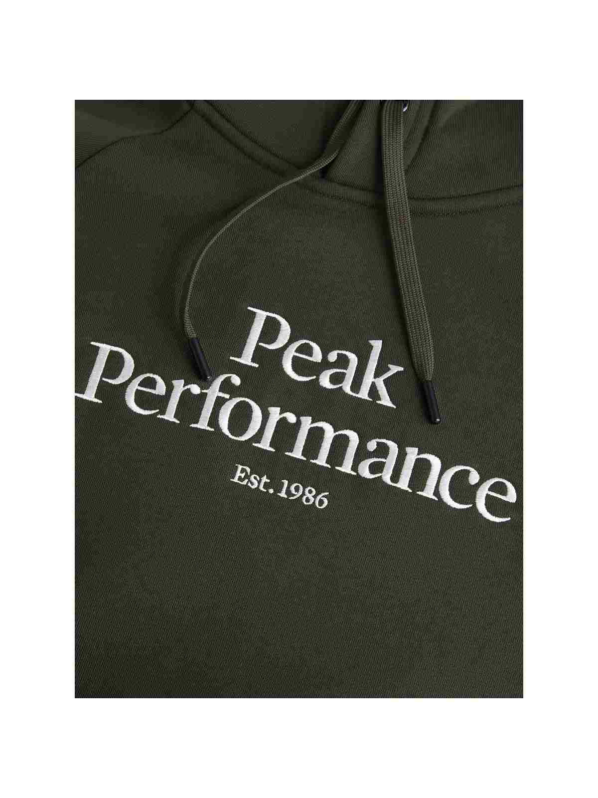 Bluza Peak Performance M Original Hood zielony - Adventure Sports