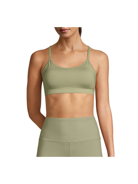 Stanik treningowy CASALL Strappy Sports Bra zielony - Top - Adventure
