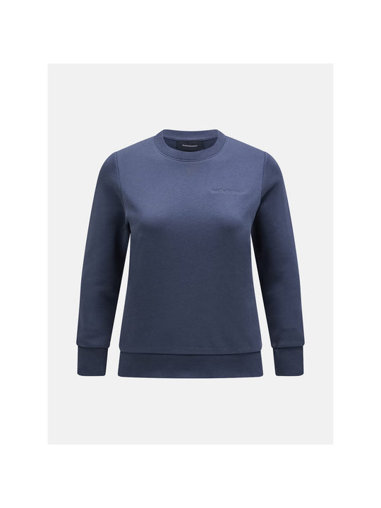 Bluza Peak Performance W Original Small Logo Crew granatowy - Adventure Sports
