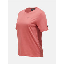 Koszulka Peak Performance W Explore Logo Tee różowy - Adventure Sports
