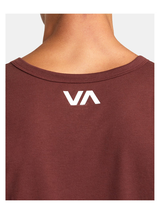 Top RVCA Va Rvca Blur Tank brązowy - Adventure Sports
