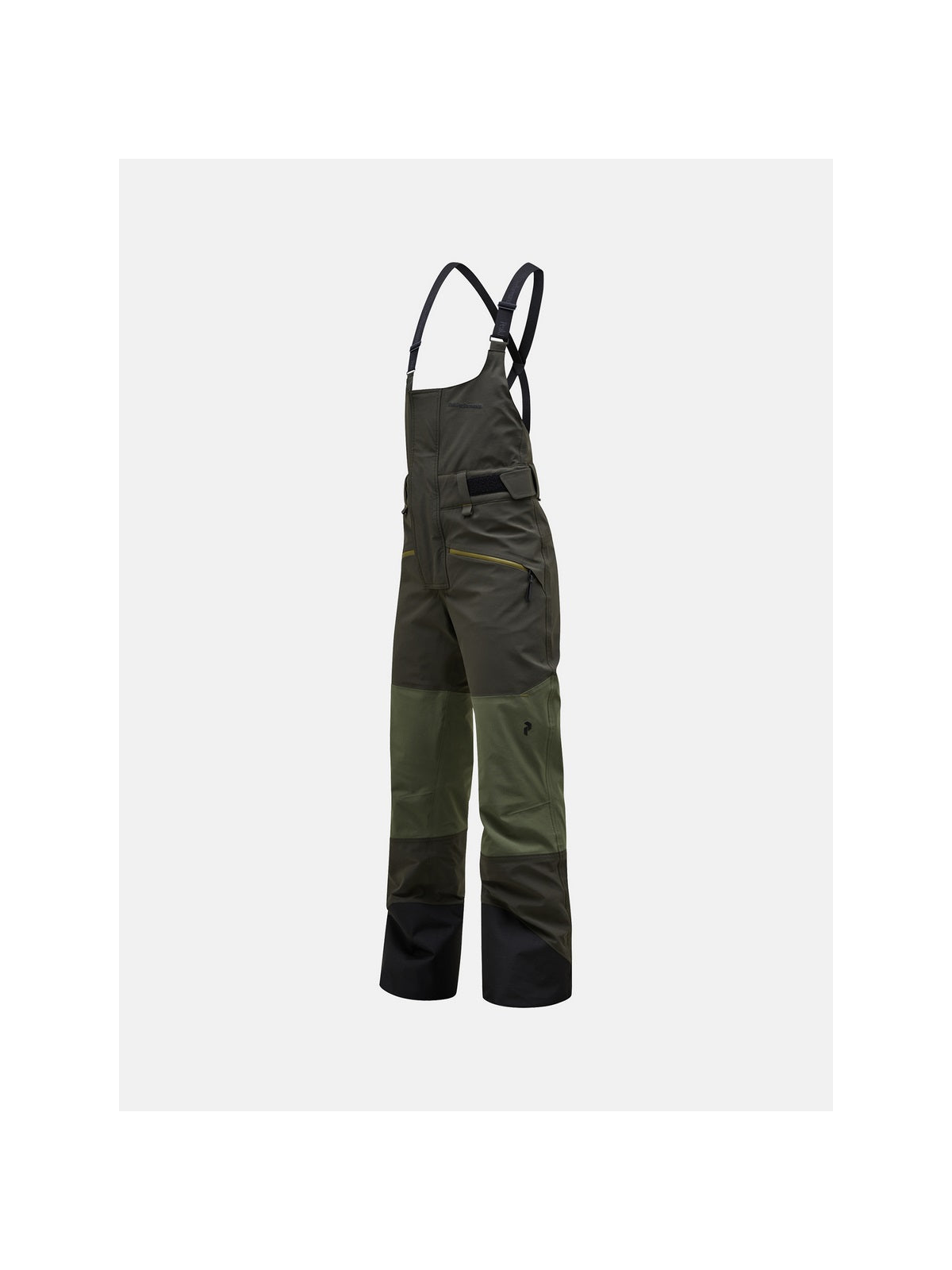 Spodnie narciarskie Peak Performance W 2L Stretch Bib Pants zielony - Adventure Sports