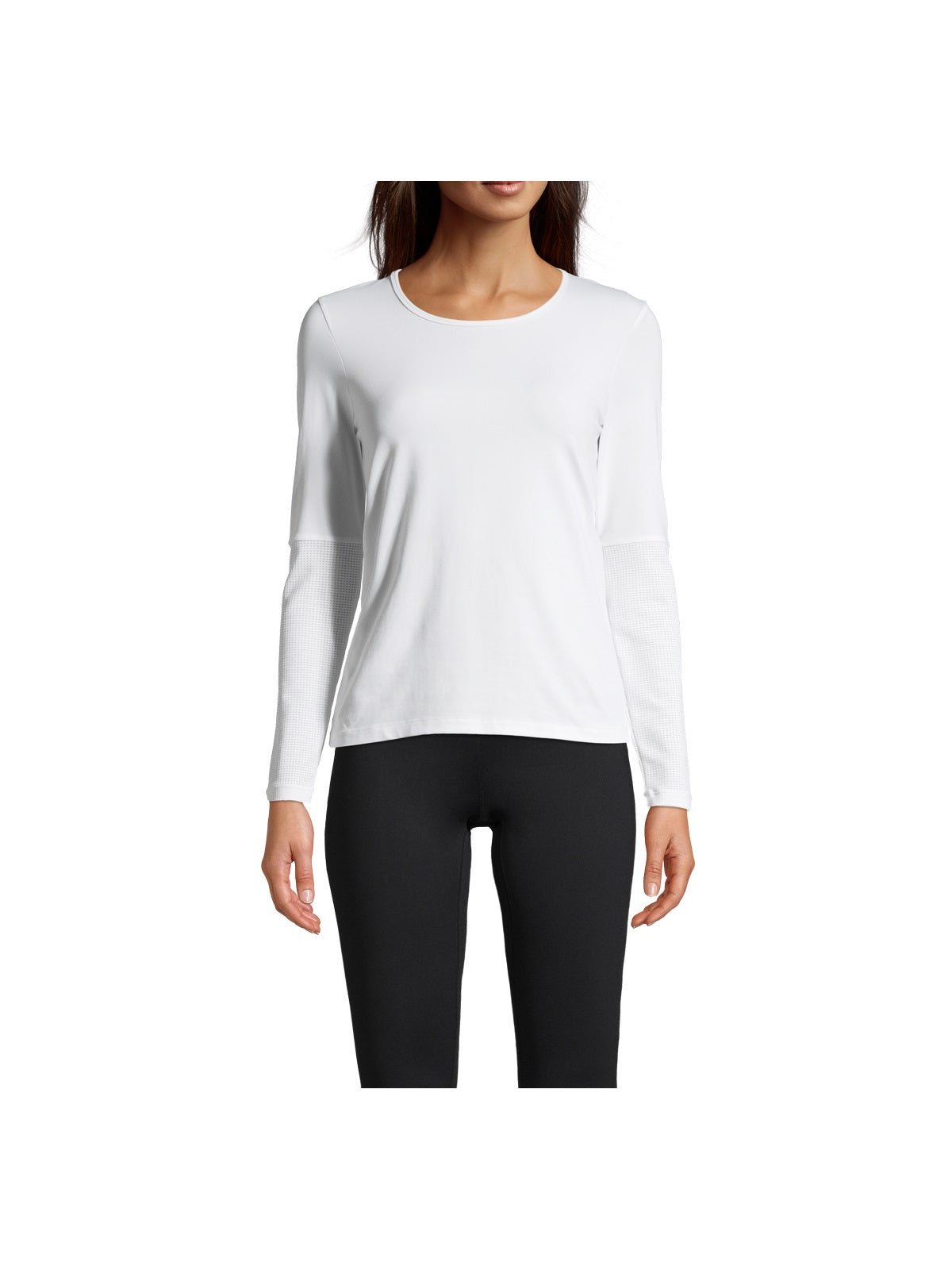 Koszulka CASALL Essential Mesh Detail Long Sleeve biały - Adventure Sports