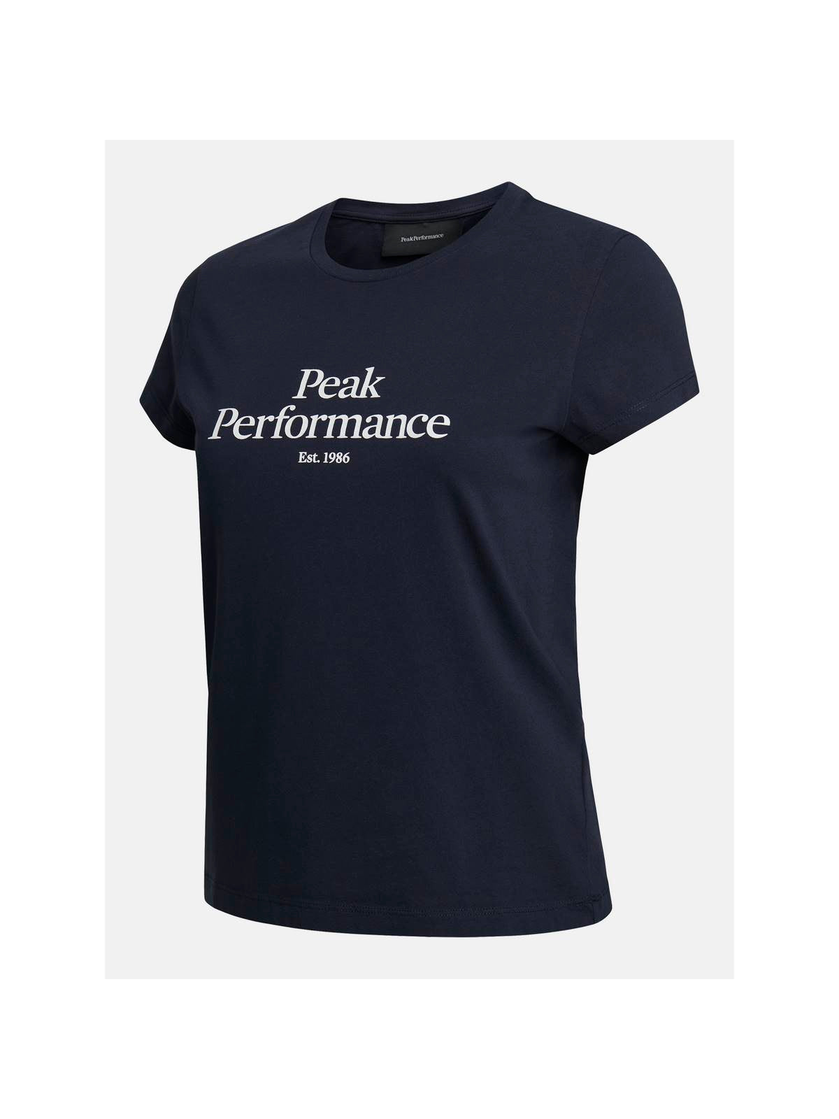 T-Shirt damski PEAK PERFORMANCE W ORIGINAL TEE granatowy - Koszulka - Adventure Sports
