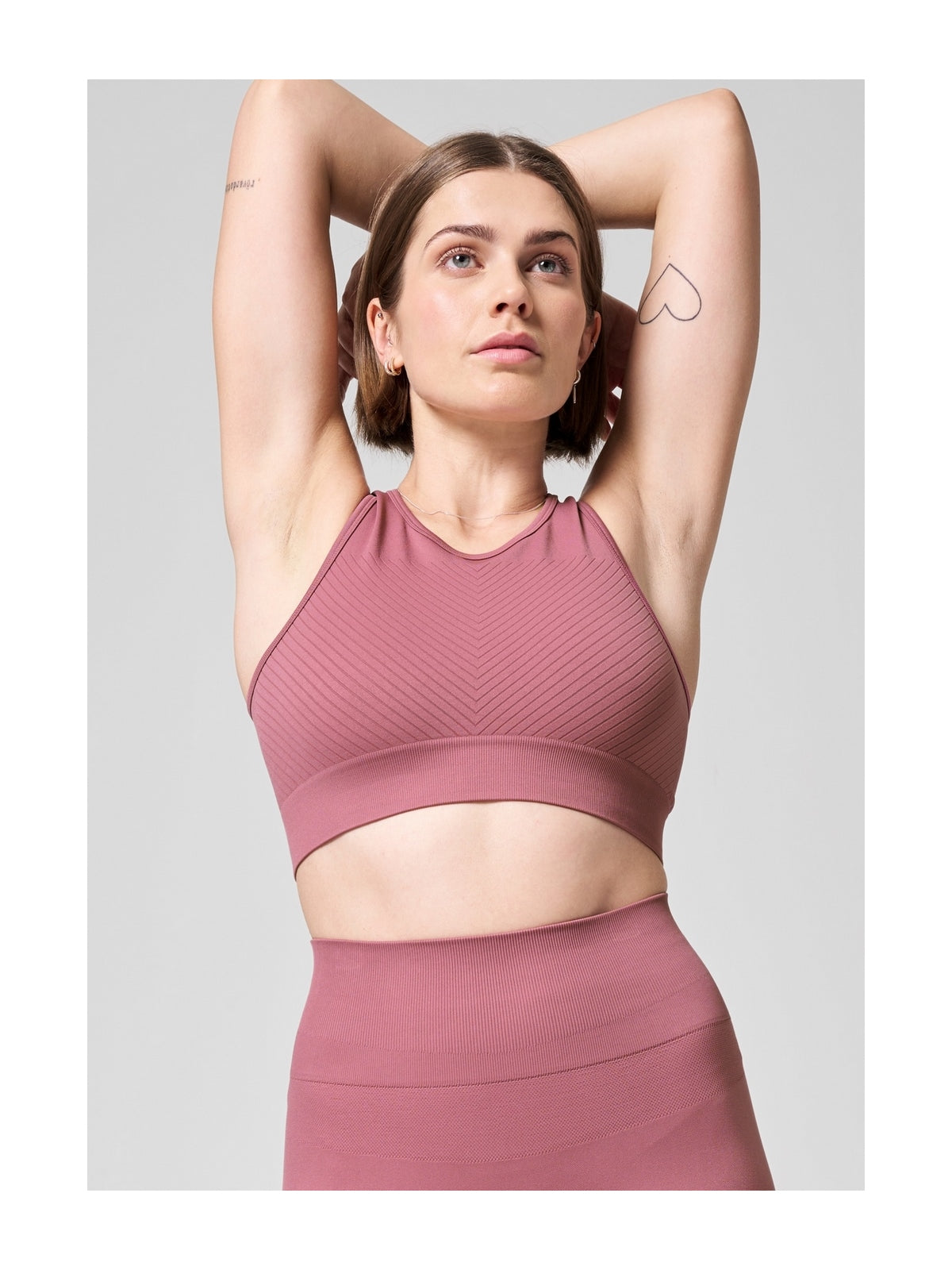 Top treningowy CASALL Essential Block Seamless Sport różowy - Adventure Sports