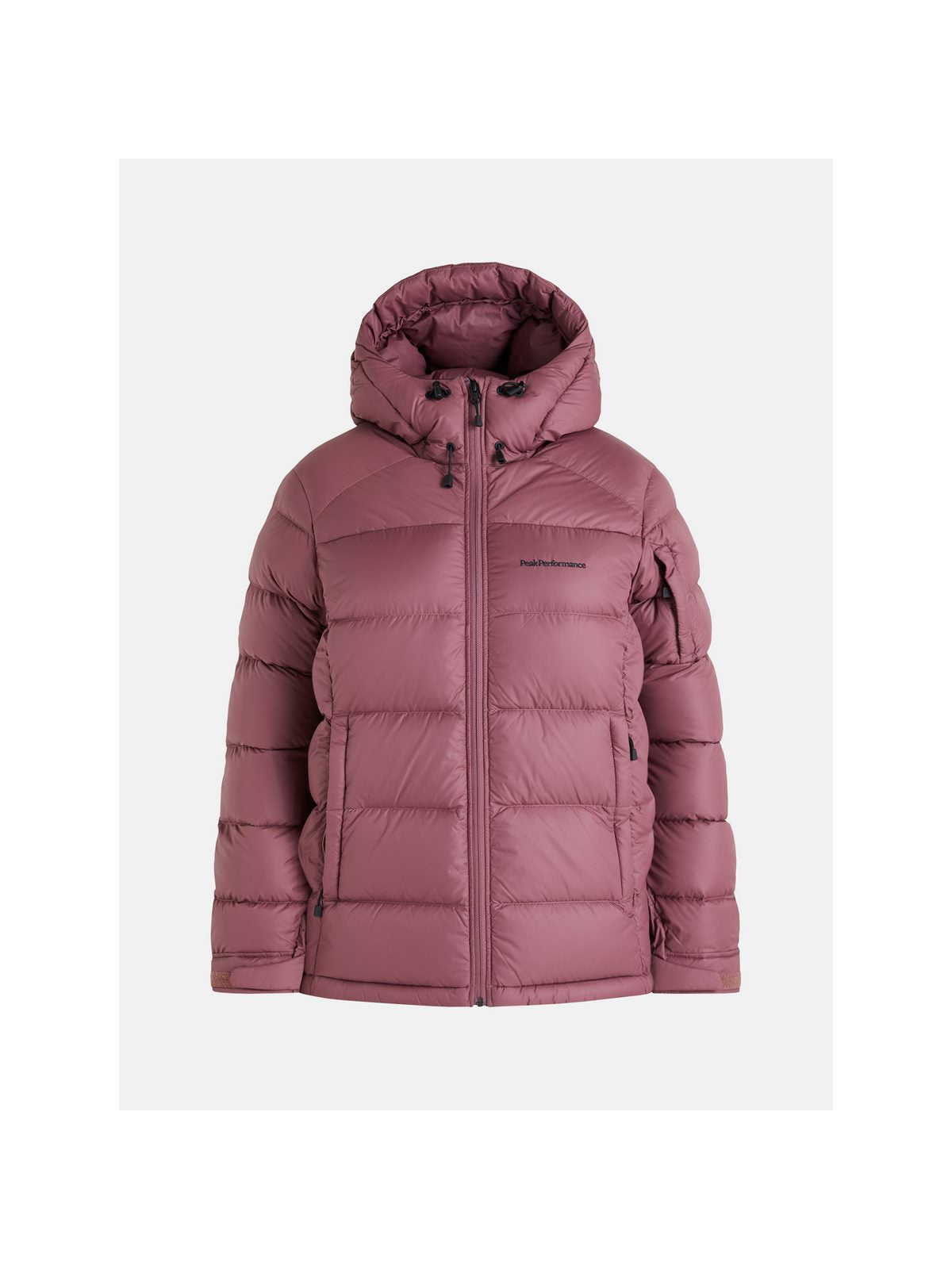 Kurtka puchowa Peak Performance W Frost Down Jacket brązowy - Adventure Sports