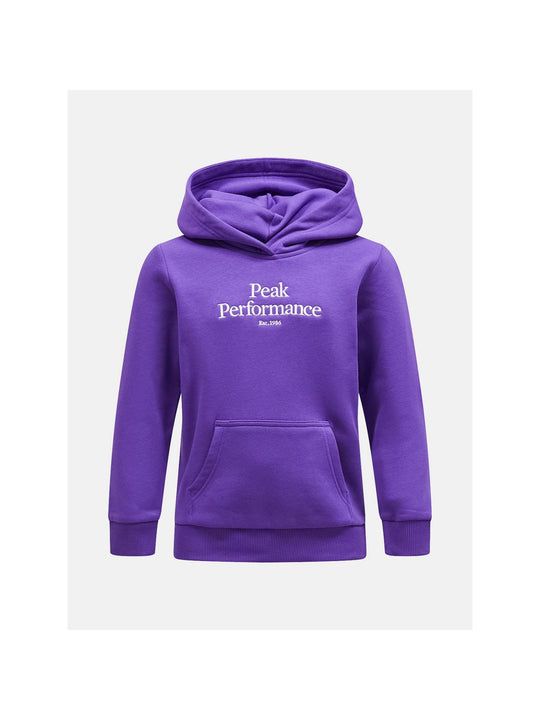 Bluza dziecięca Peak Performance Jr Original Hood fioletowy - Adventure Sports
