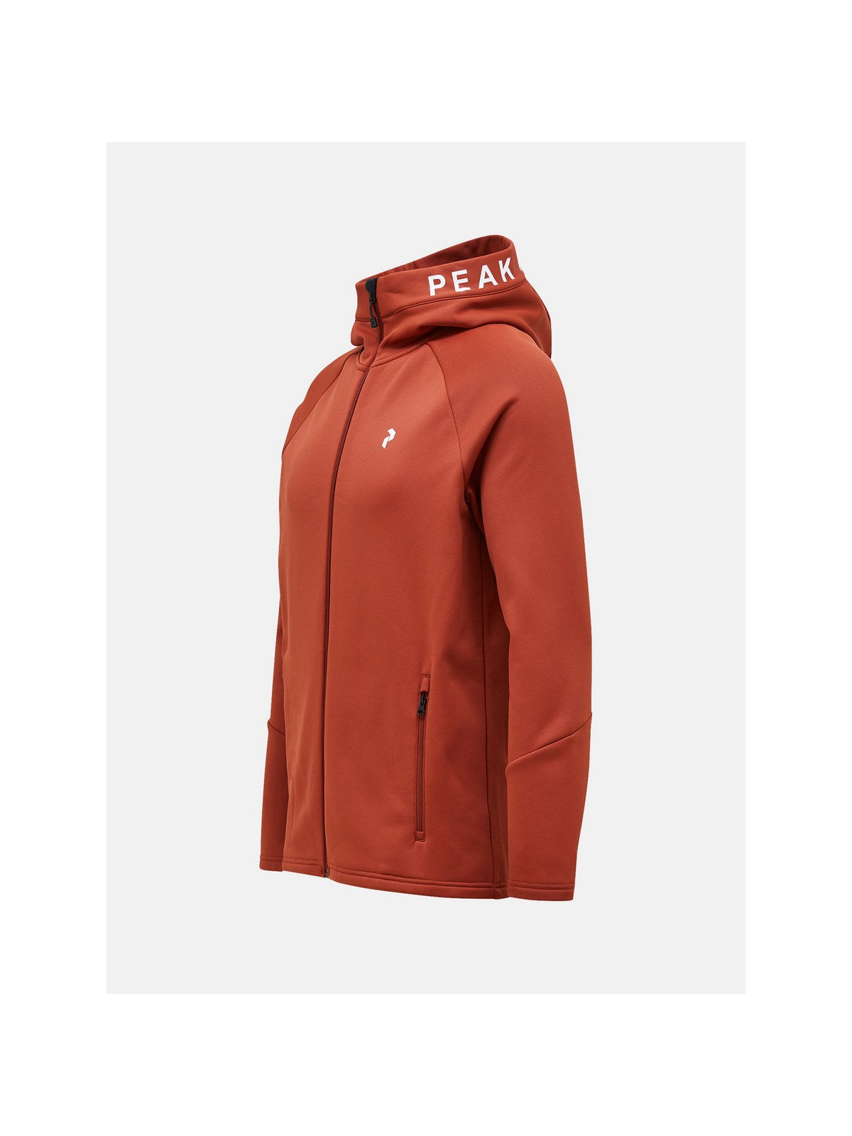 Bluza Peak Performance M Rider Zip Hood brązowy - Adventure Sports