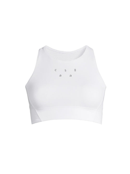 Biustonosz sportowy CASALL Iconic Longline Sports Bra biały - Bielizna - Adventure
