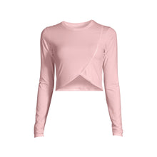 Koszulka CASALL Overlap Crop Long Sleeve różowy - Adventure Sports
