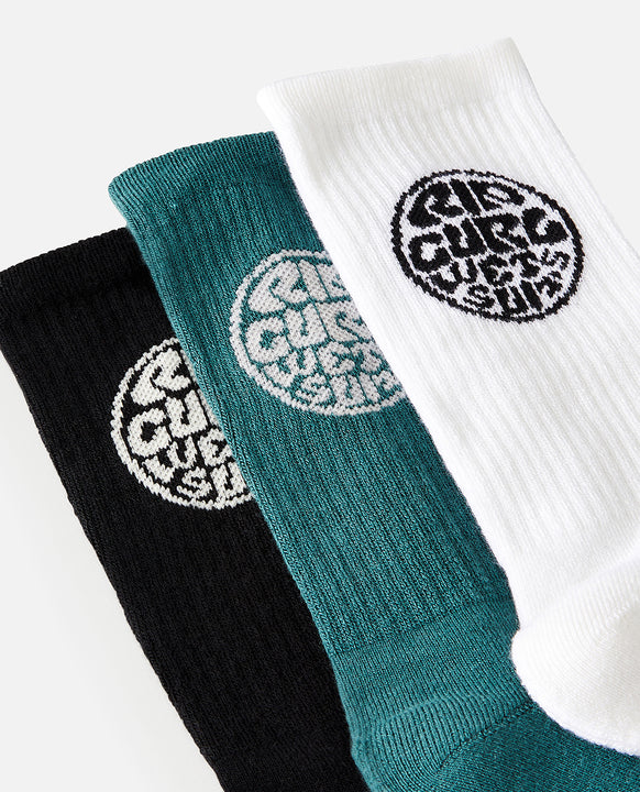 Skarpety męskie RIP CURL Wetty Crew Sock 3-Pk multicolor - TU - Adventure Sports
