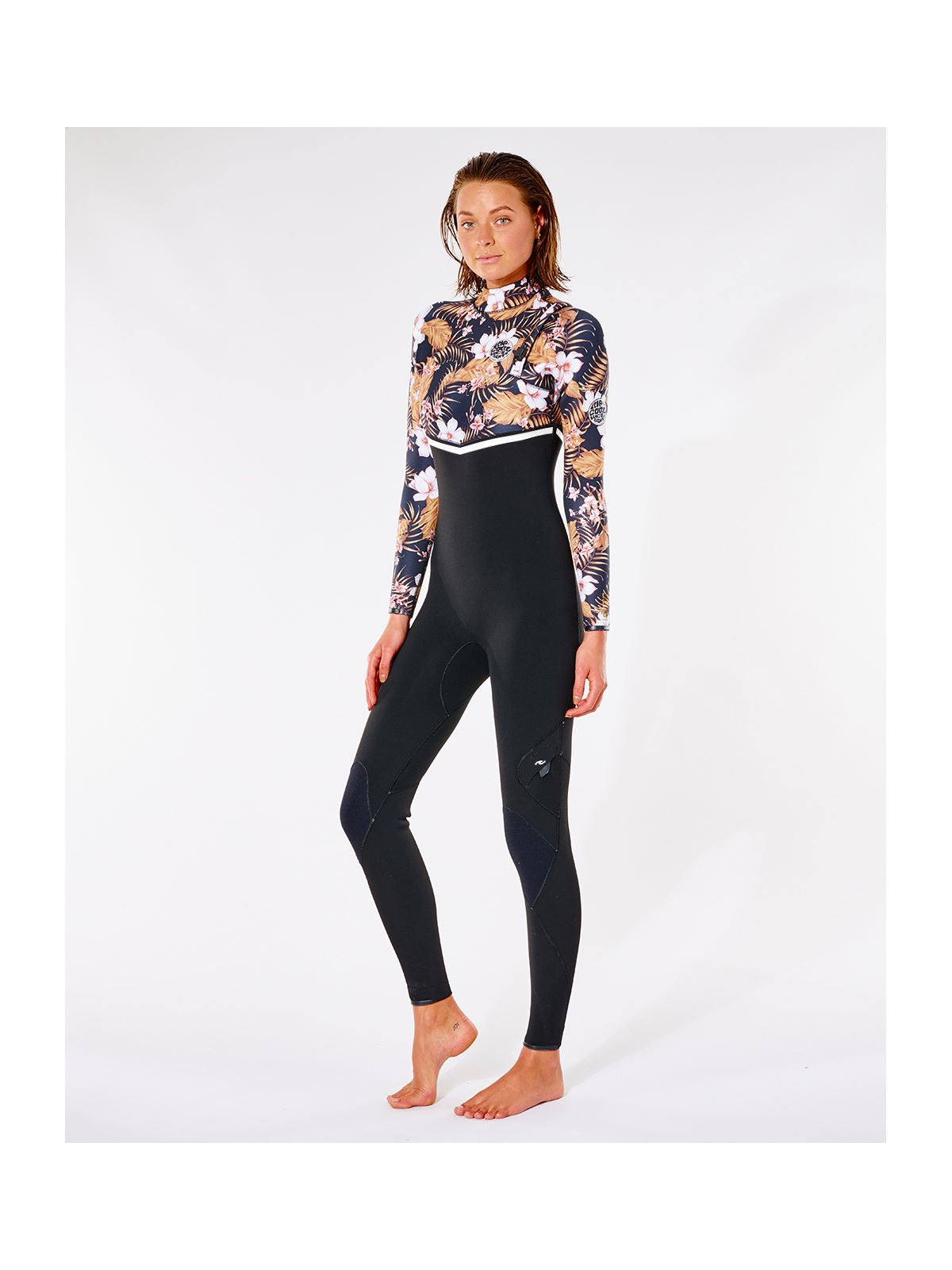 Pianka damska surfingowa RIP CURL Wmns Ebomb 43Gb Zf - Sub - czarny/złoty - Adventure Sports