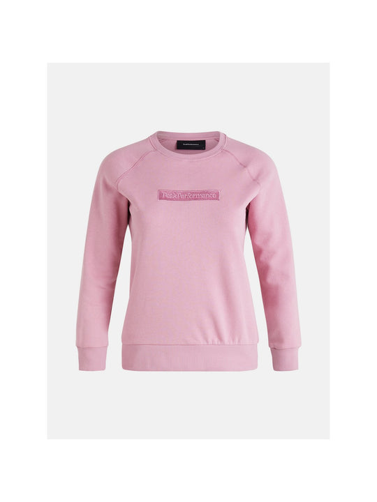 Bluza Peak Performance W Ease Crew różowy - Adventure Sports

