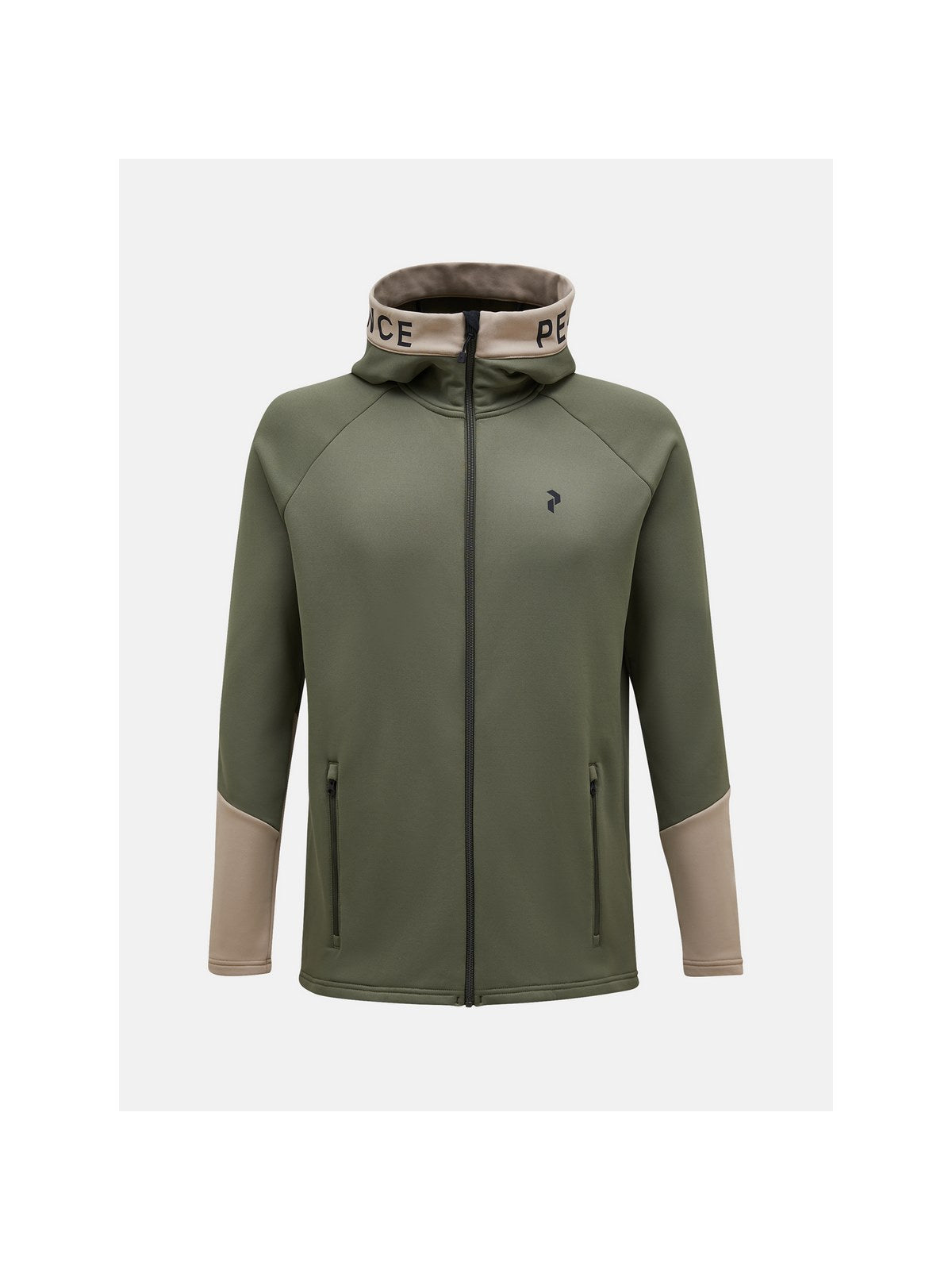 Bluza Peak Performance M Rider Zip Hood zielony - Adventure Sports