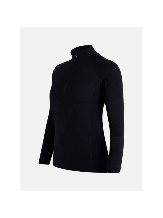 Koszulka termiczna Peak Performance W Magic Half Zip czarny - Adventure Sports
