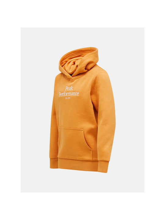 Bluza juniorska Peak Performance Jr Original Hood pomarańczowy - Adventure Sports
