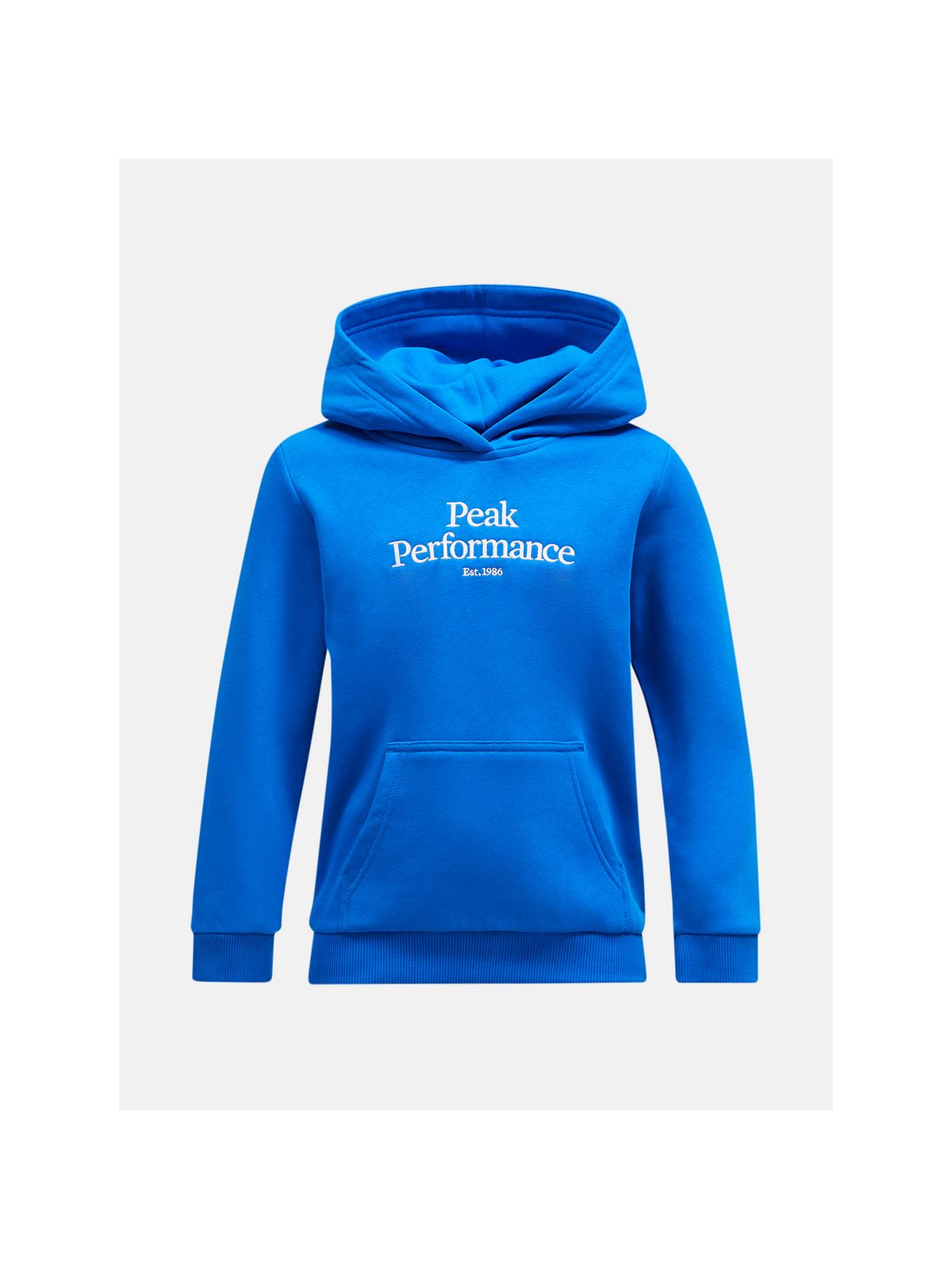 Bluza dziecięca sportowa Peak Performance Jr Original Hood niebieski - Adventure Sports