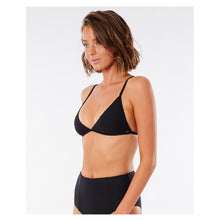 Biustonosz kąpielowy RIP CURL Premium Surf Banded Fixed Tri czarny - Stroje kąpielowe - Adventure Sports
