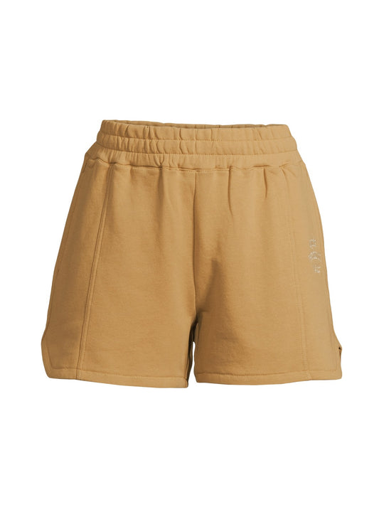 Szorty bawełniane damskie CASALL Terry Spring Shorts beżowy - Adventure Sports
