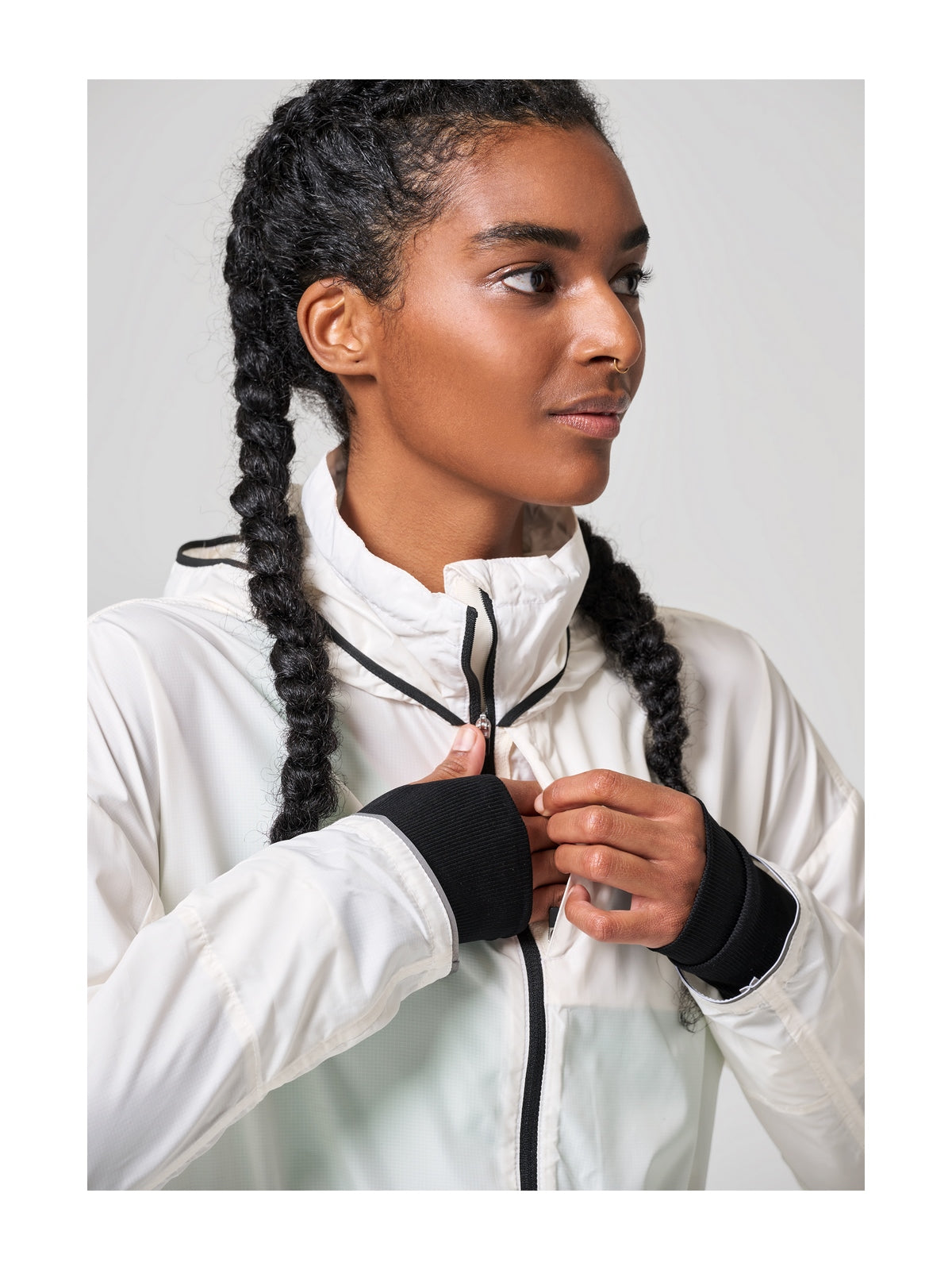Kurtka CASALL Windbreaker Jacket biały - Adventure Sports