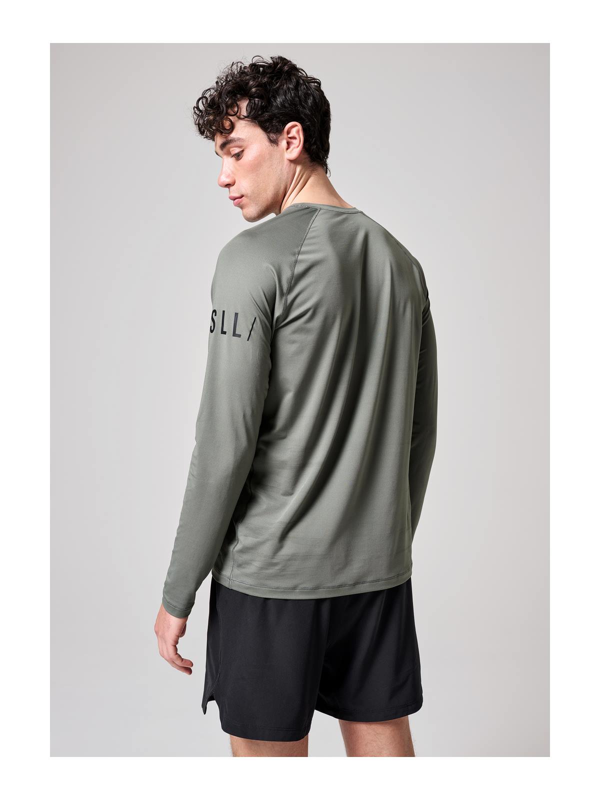 Koszulka CASALL M Rapidry Long Sleeve sage grey - Adventure Sports
