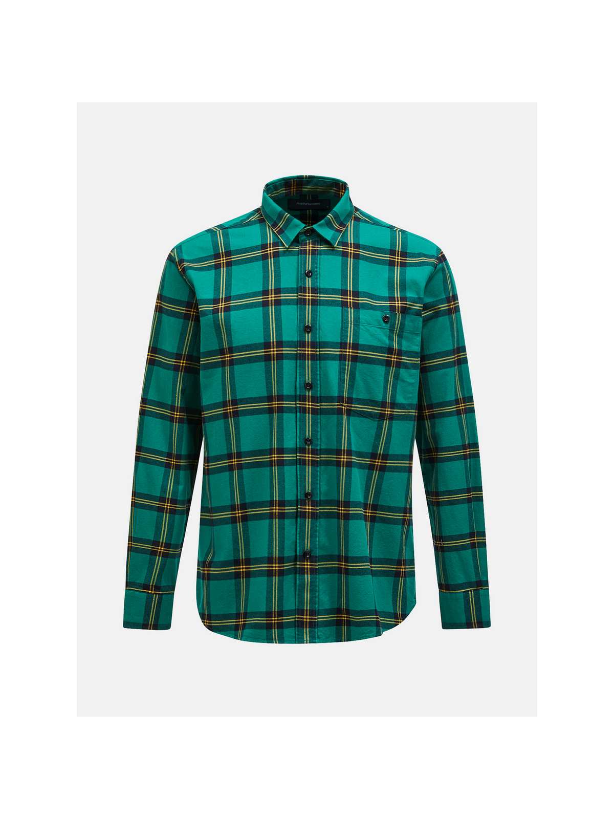 Koszula Peak Performance M Moment Flannel Shirt zielony - Adventure Sports