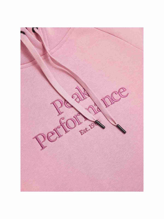 Bluza Peak Performance W Original Hood różowy - Adventure Sports
