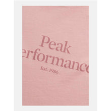 T-Shirt damski PEAK PERFORMANCE W ORIGINAL TEE jasny róż - Koszulka - Adventure Sports
