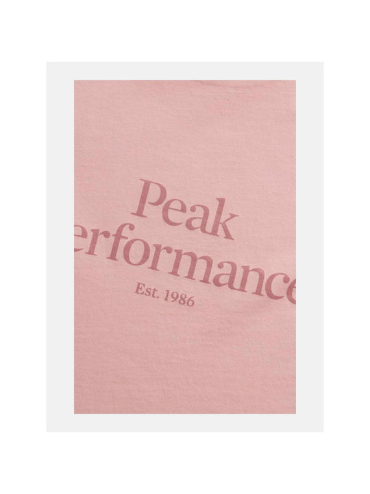 T-Shirt damski PEAK PERFORMANCE W ORIGINAL TEE jasny róż - Koszulka - Adventure Sports
