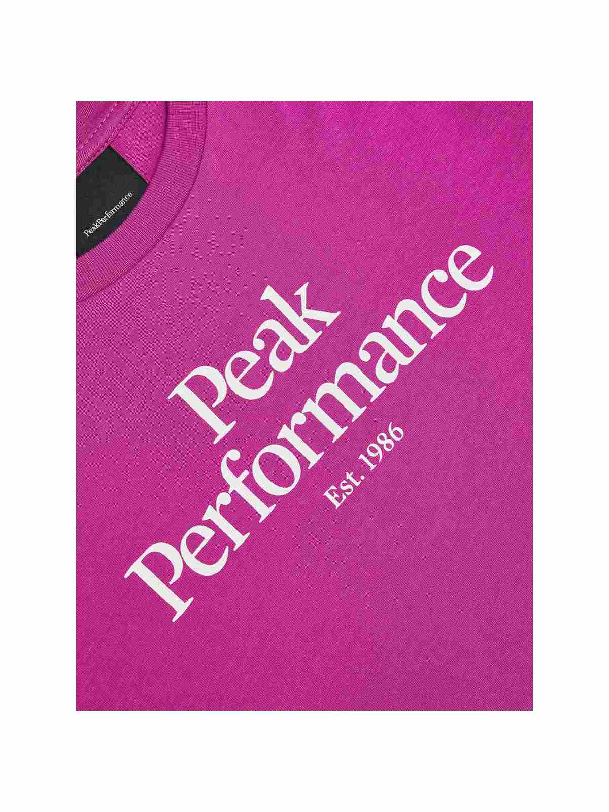 T-Shirt Peak Performance Jr Original Tee różowy - Koszulka - Adventure Sports