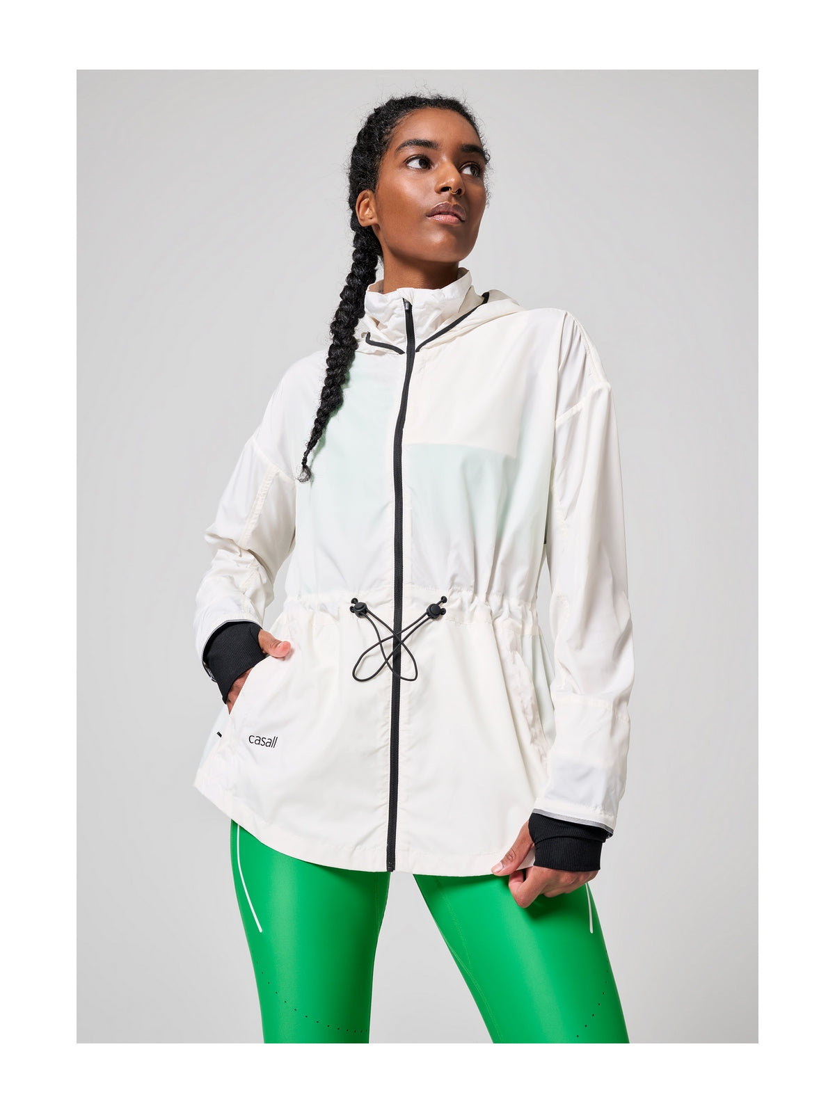 Kurtka CASALL Windbreaker Jacket biały - Adventure Sports