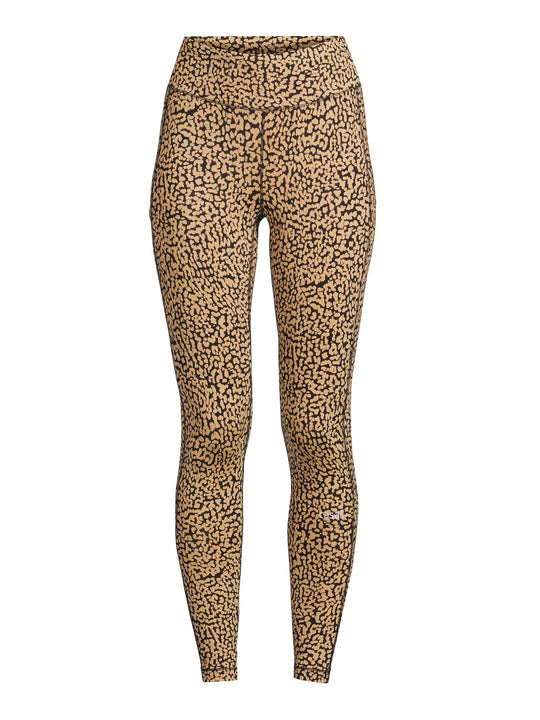 Legginsy CASALL Essential Printed Tights brązowy - Adventure Sports
