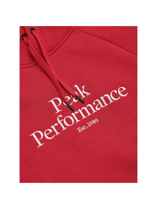 Bluza Peak Performance M Original Hood czerwony - Adventure Sports
