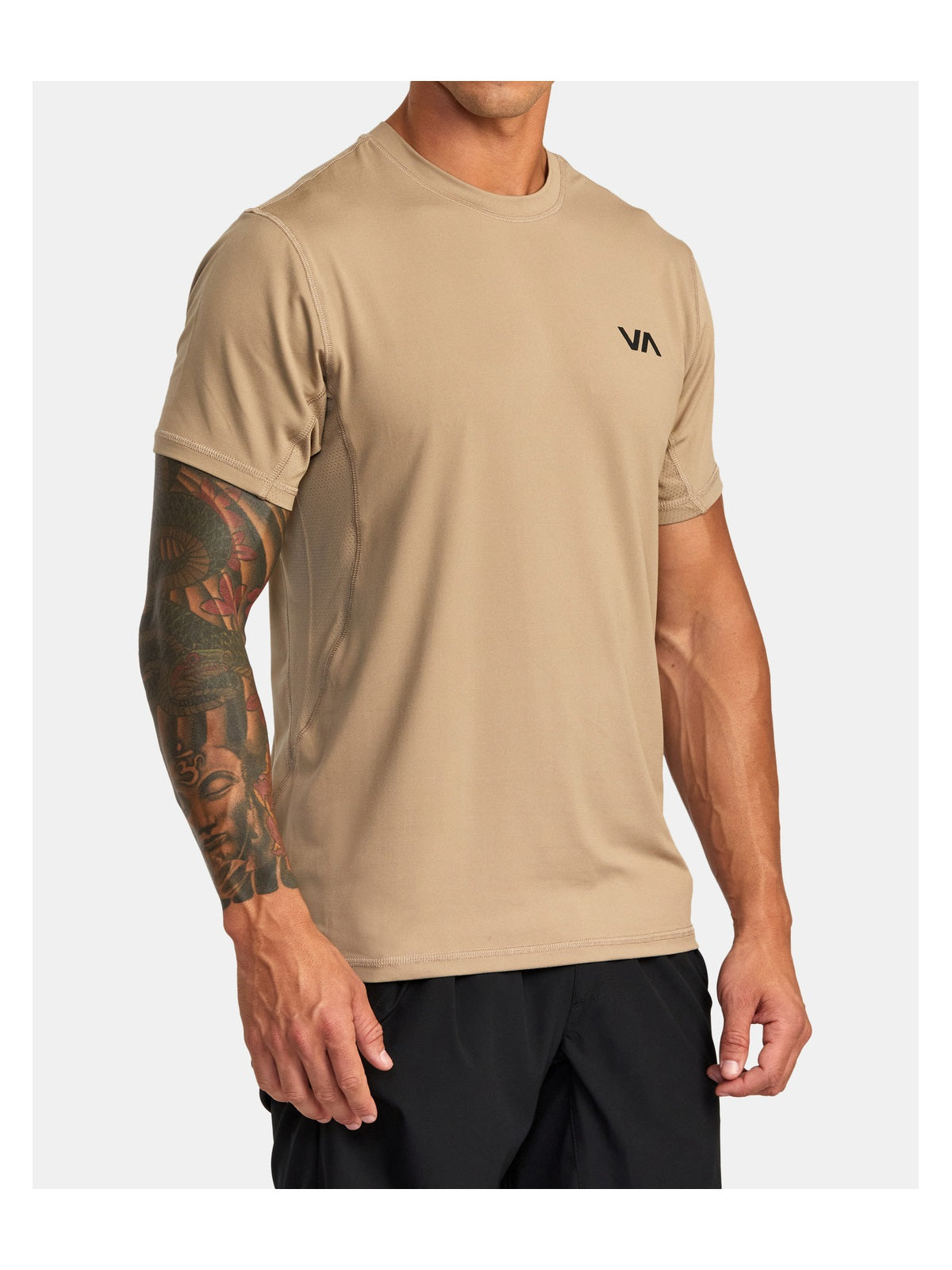 T-Shirt RVCA Sport Vent Ss piaskowy - Koszulka - Adventure Sports