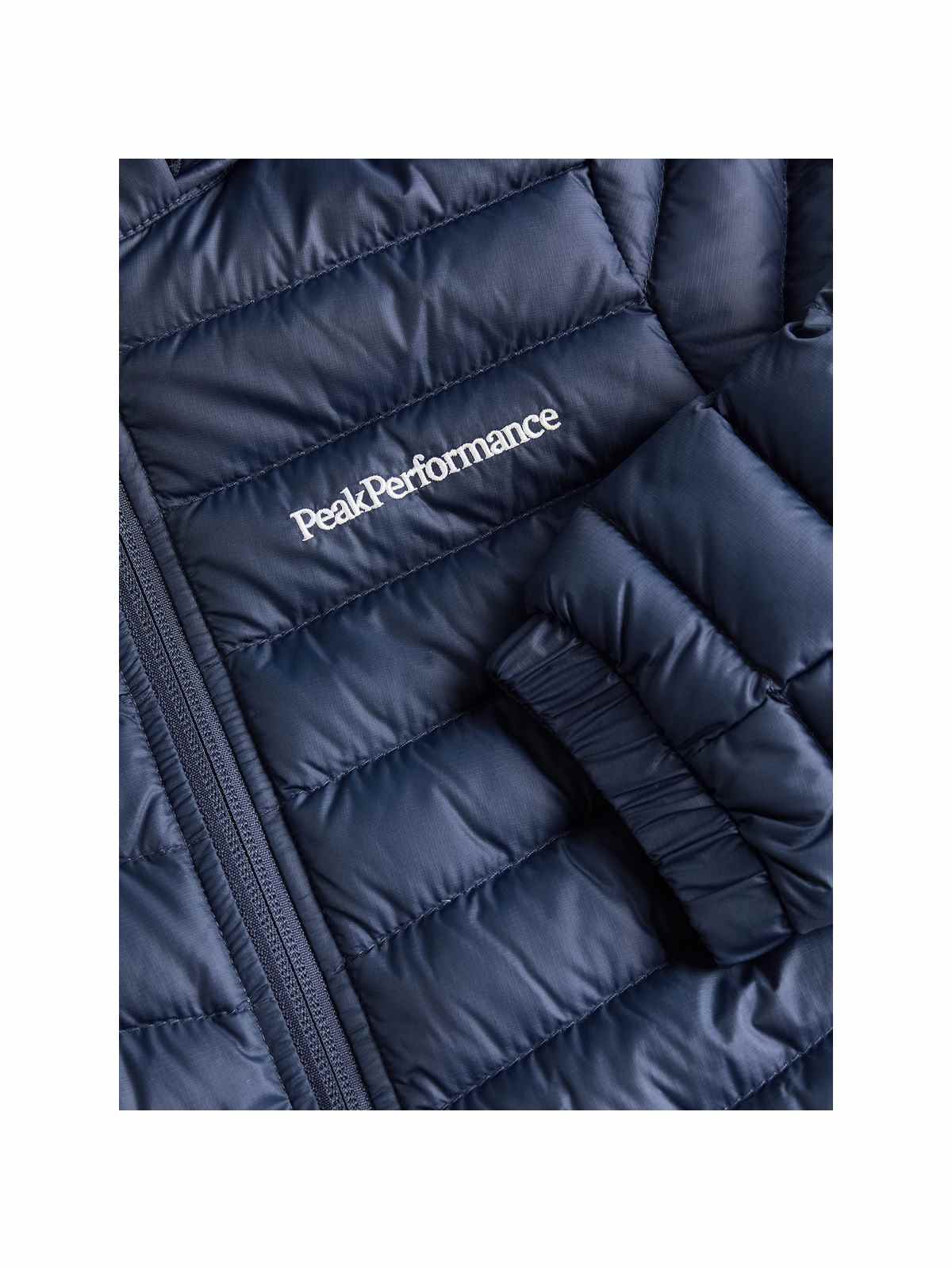 Kurtka puchowa Peak Performance Jr Frost Down Hood Jacket niebieski - narciarska - Adventure Sports