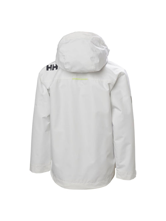 Kurtka dziecięca Helly Hansen Jr Crew Midlayer Jacket biały - Adventure Sports
