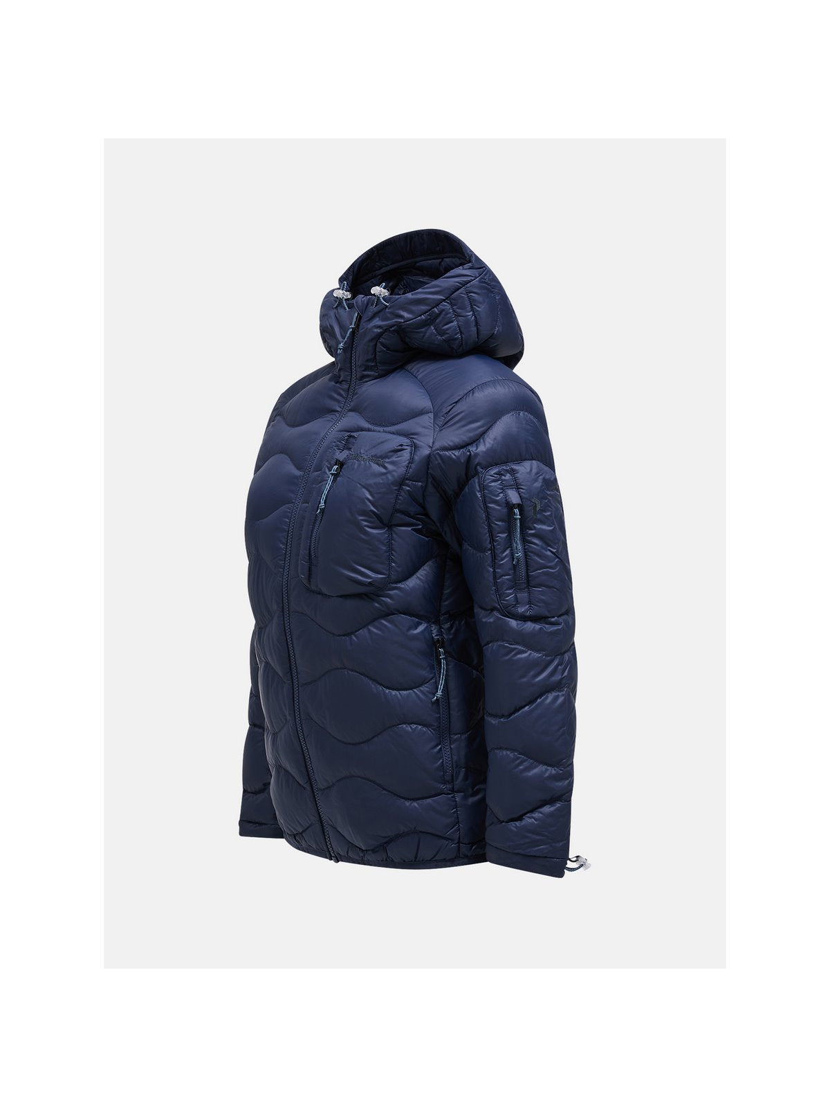Kurtka puchowa Peak Performance W Helium Utility Down Hood granatowy - Adventure Sports
