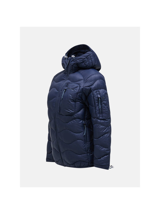 Kurtka puchowa Peak Performance W Helium Utility Down Hood granatowy - Adventure Sports
