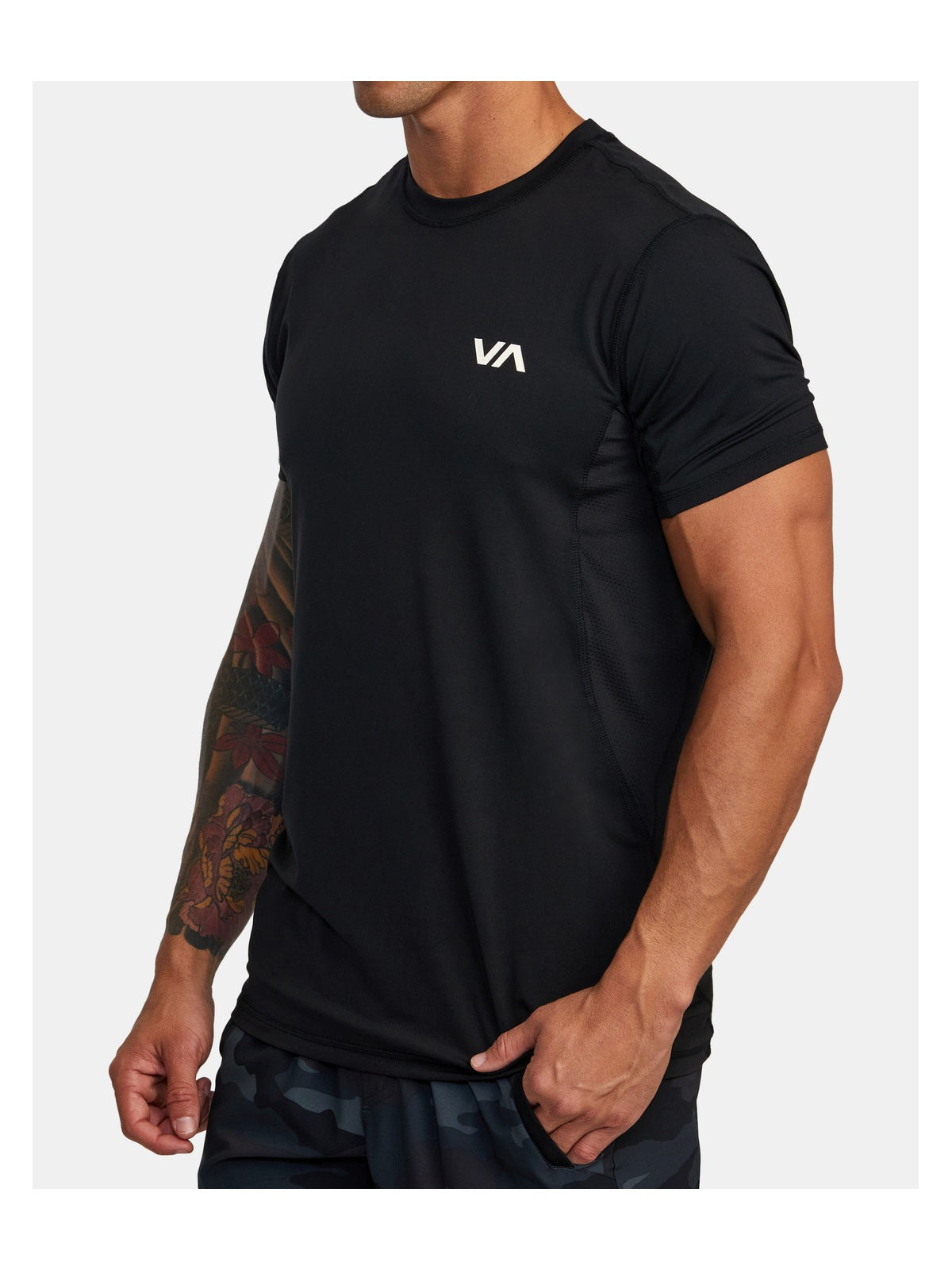 T-Shirt RVCA Sport Vent Ss czarny - Koszulka - Adventure Sports