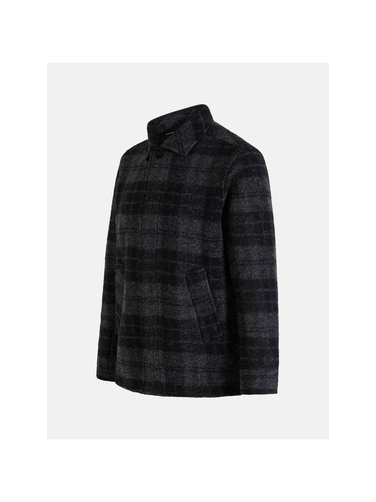Koszula Peak Performance M Wool Shirt szara krata - Adventure Sports